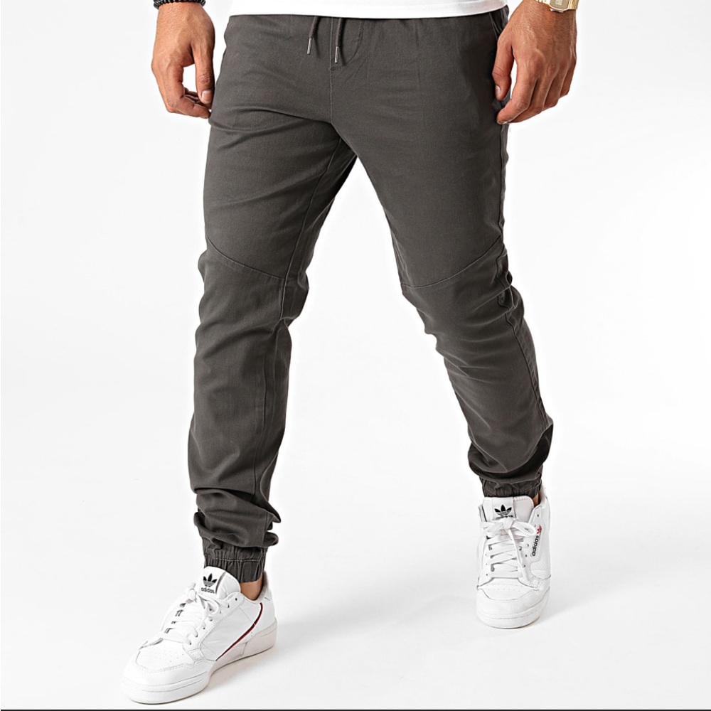 Jack and Jones charcoal gray Jivega Jogger Pant